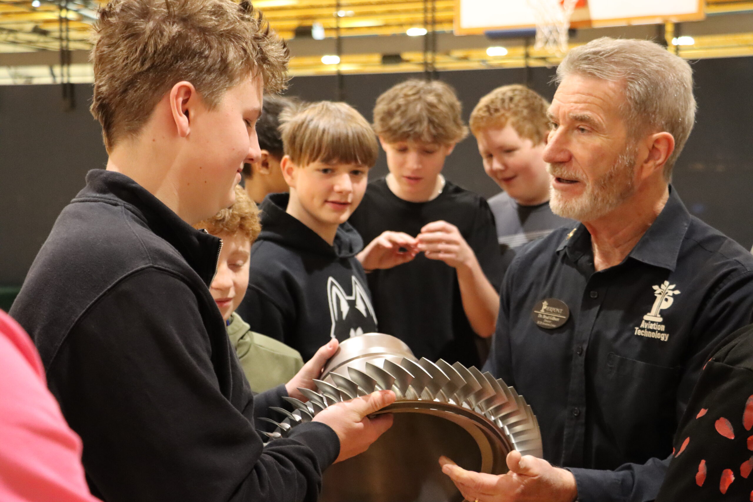 Pierpont Highlights Aviation Opportunities for Local Eighth-Graders